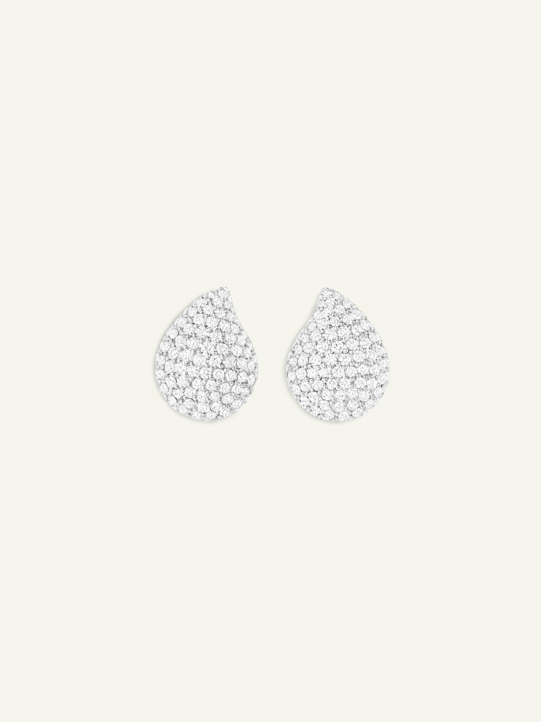 Earrings SIGNATURE large Diamond Pavé