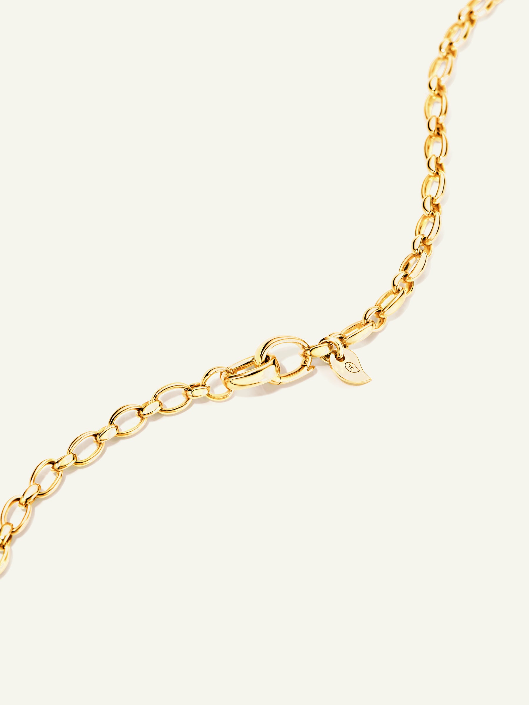 Necklace Lariat 60 cm 18K Gelbgold