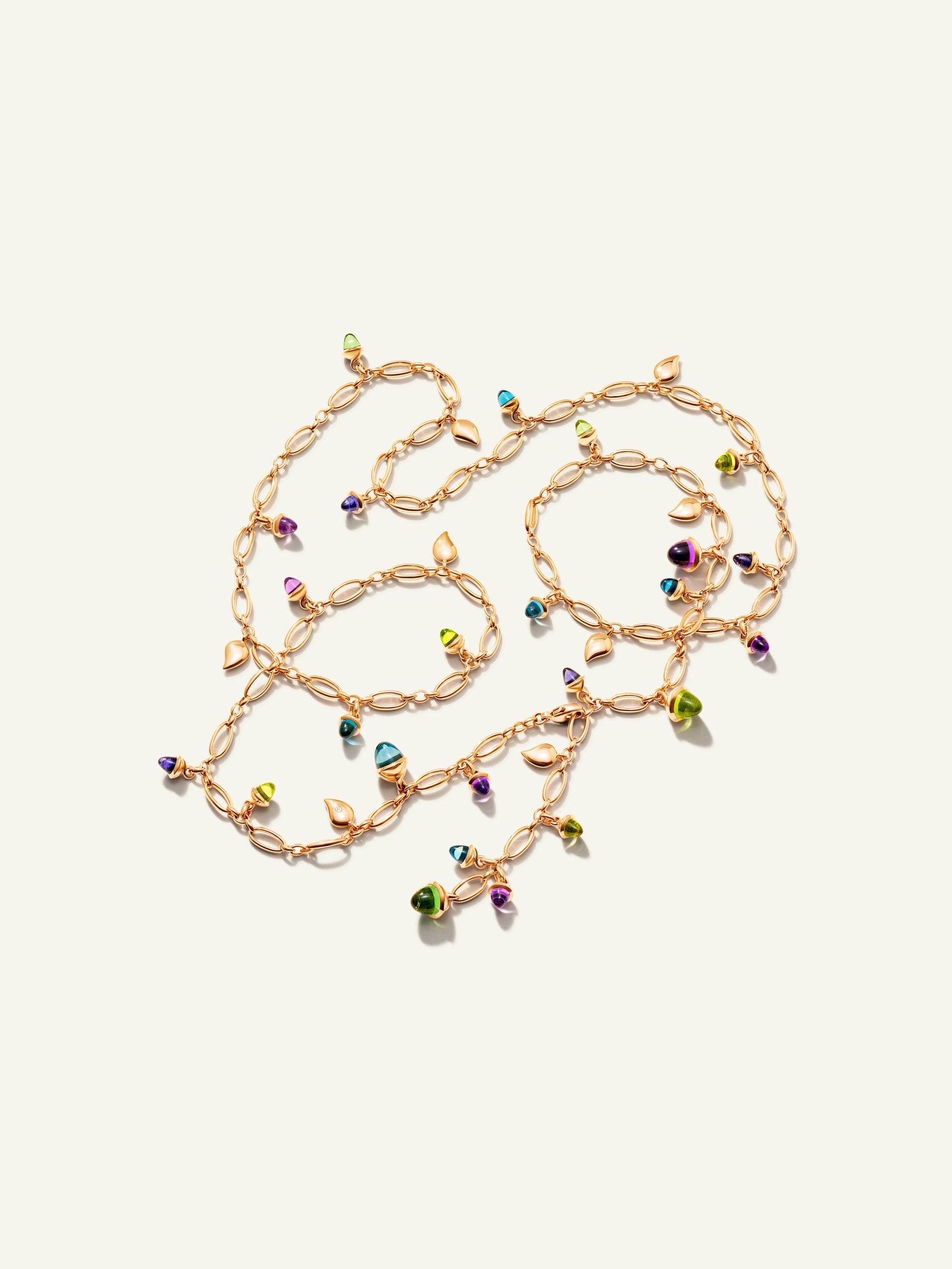 MIKADO Halskette, 100 cm in 'Aurora'