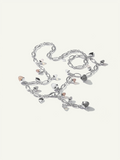 Necklace MIKADO 'Cashmere' with Diamond Pavé - 56 cm