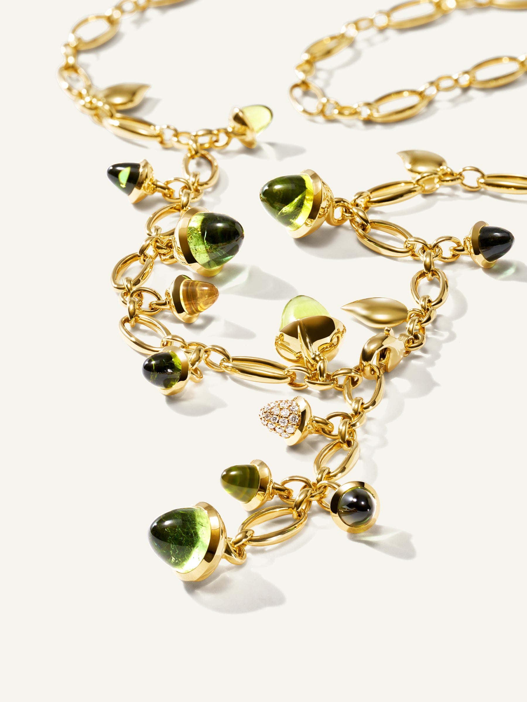 Necklace MIKADO 'Rainforest' with Diamond Pavé - 56 cm 'Rainforest'