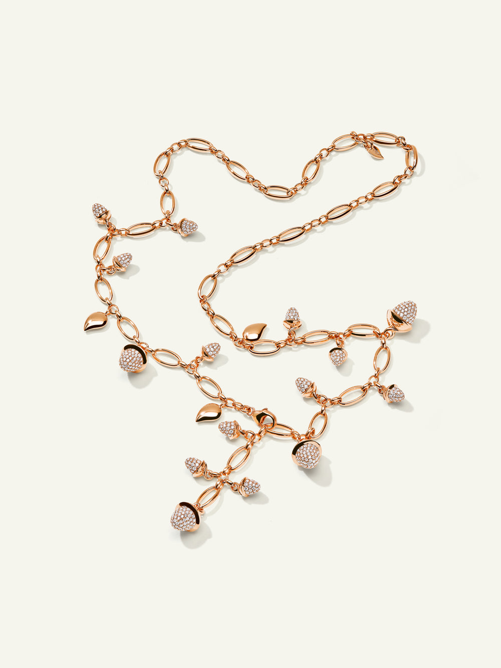 Necklace MIKADO Diamond Pavé - 56 cm