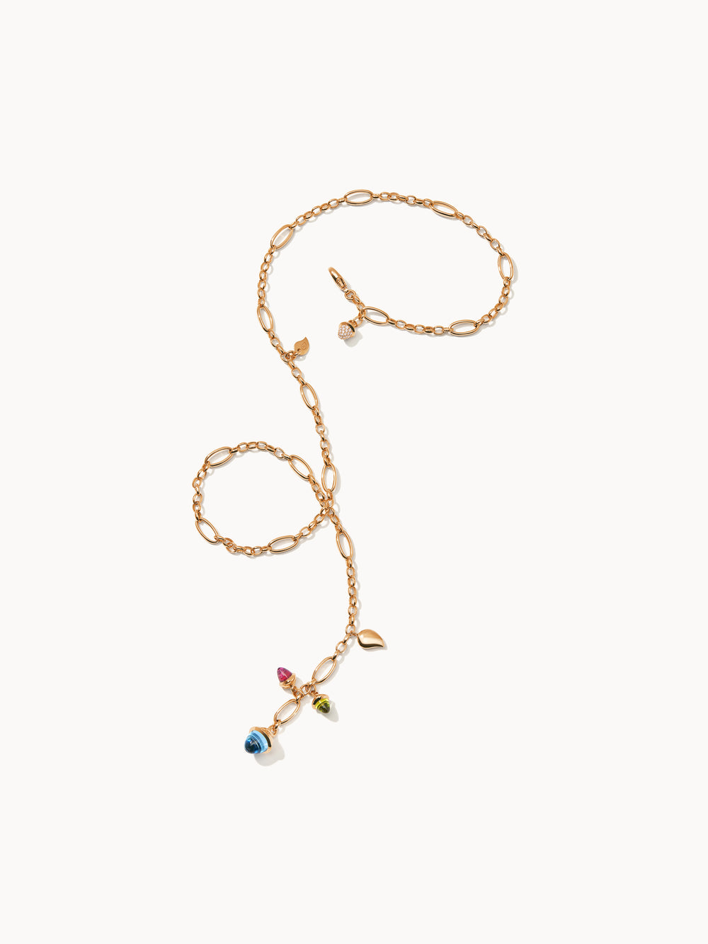 Necklace MIKADO Delicate 51 cm 'Candy' with Diamond Pavé 