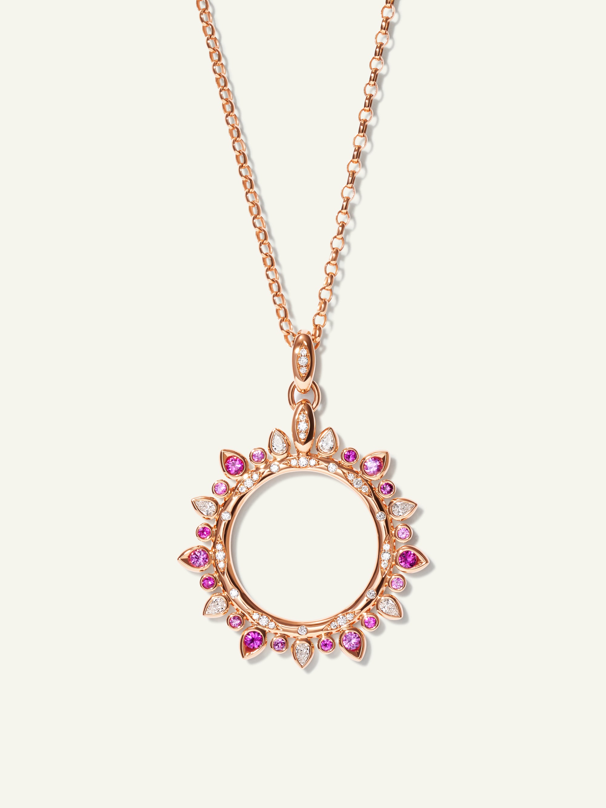 Pendant SIGNATURE Sun large 'Blush'