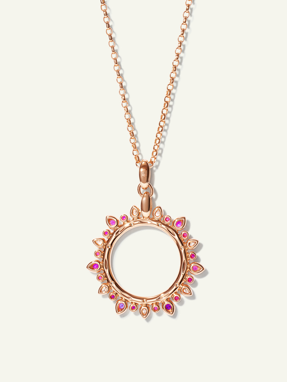 GYPSY Large Sun Anhänger in 'Blush'