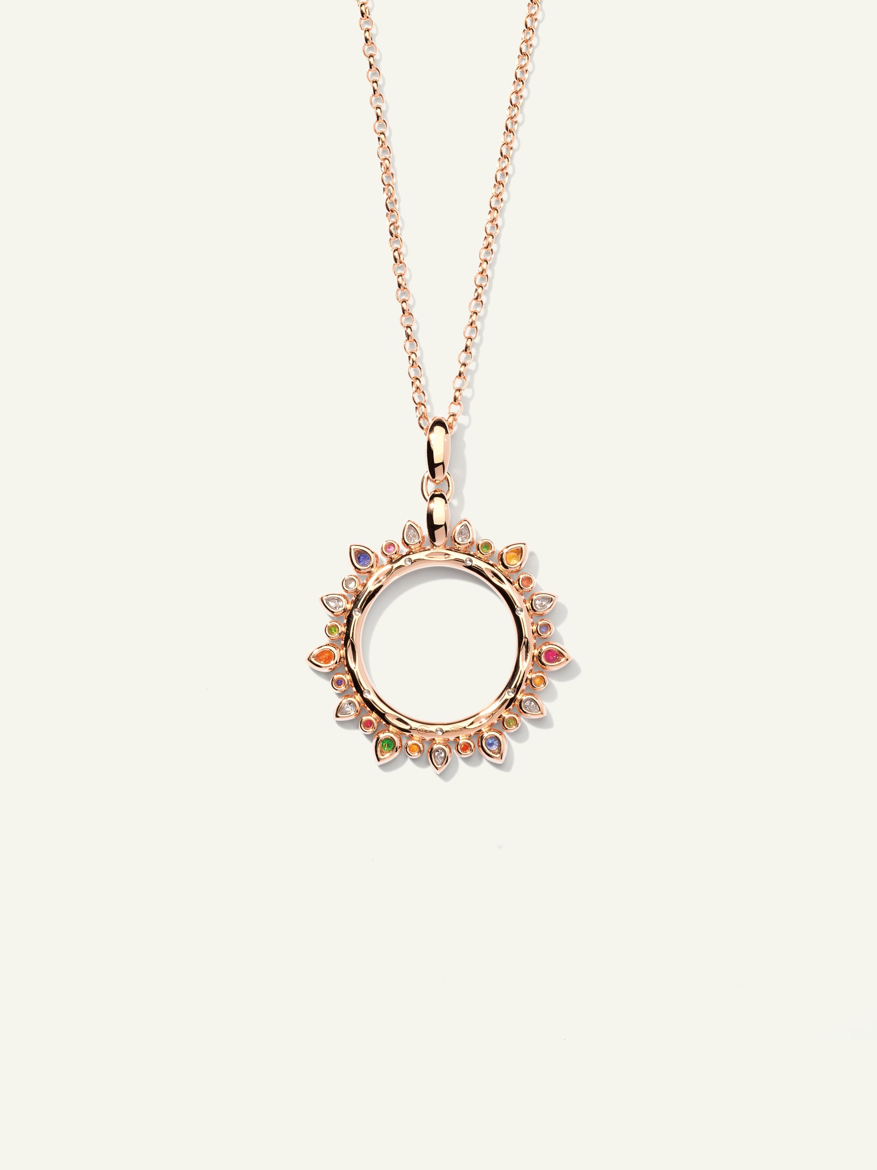 GYPSY Large Sun Pendant in 'Candy'
