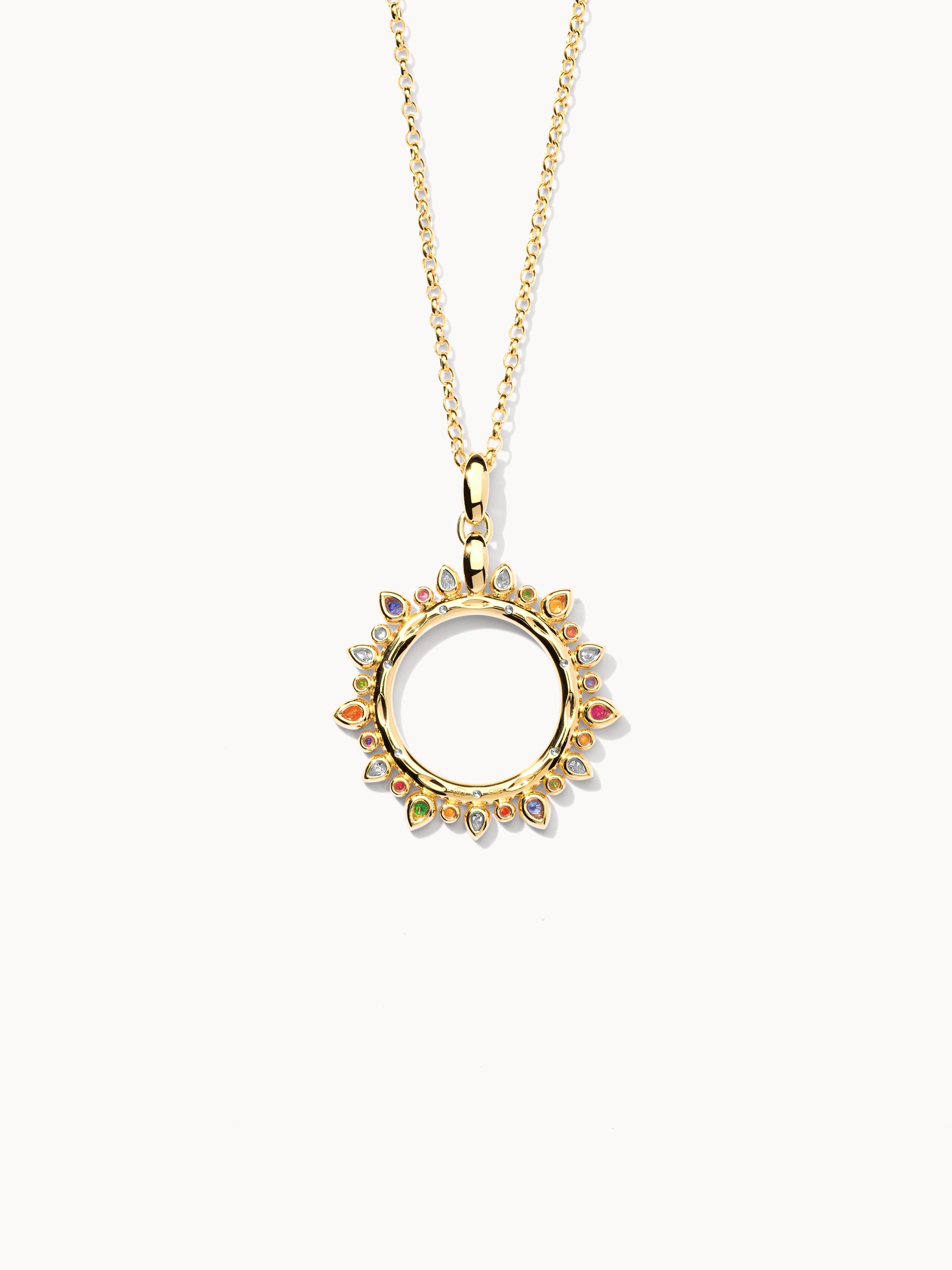 GYPSY Large Sun Pendant in 'Candy'