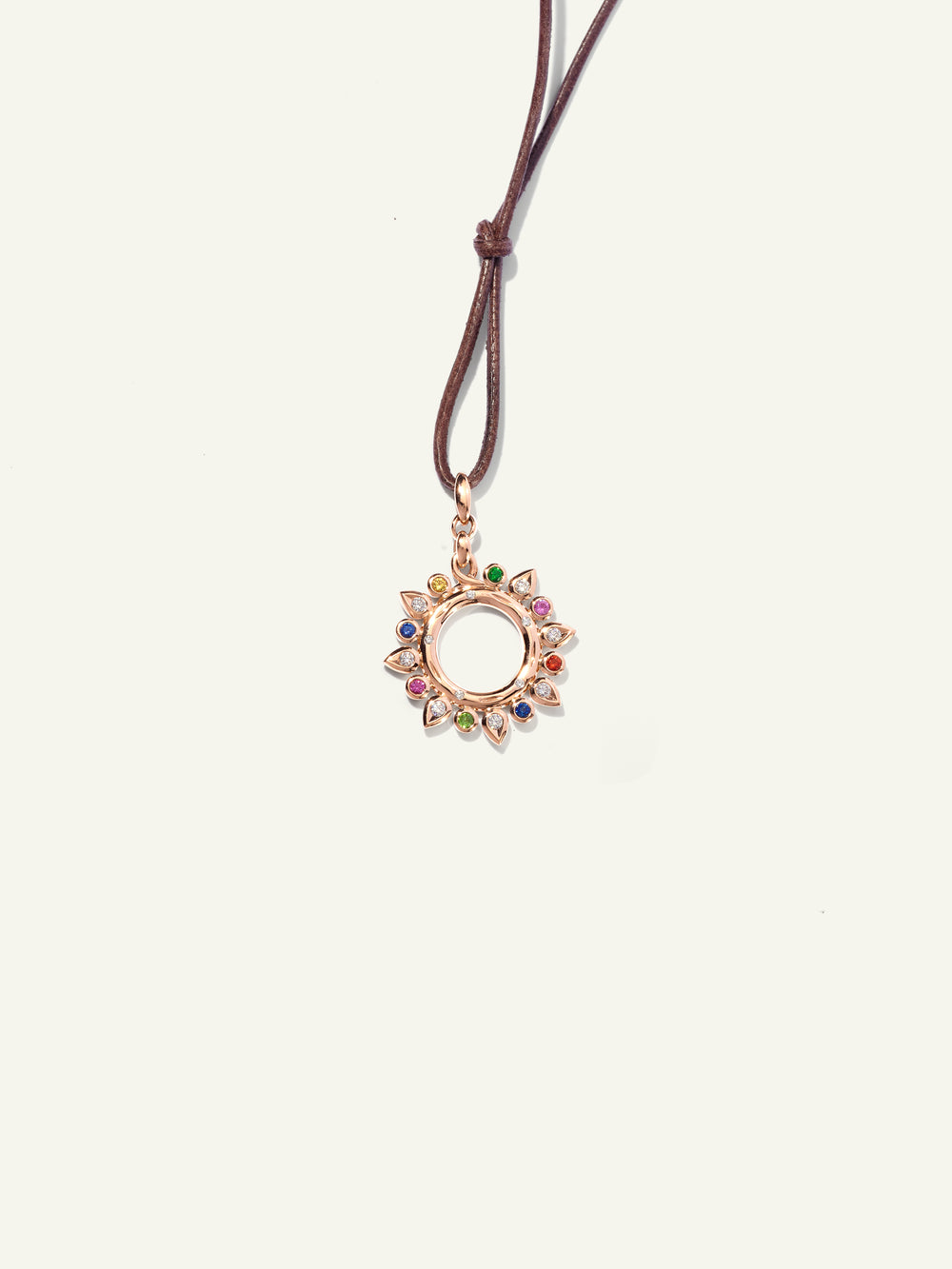GYPSY Small Sun Pendant in 'Candy'