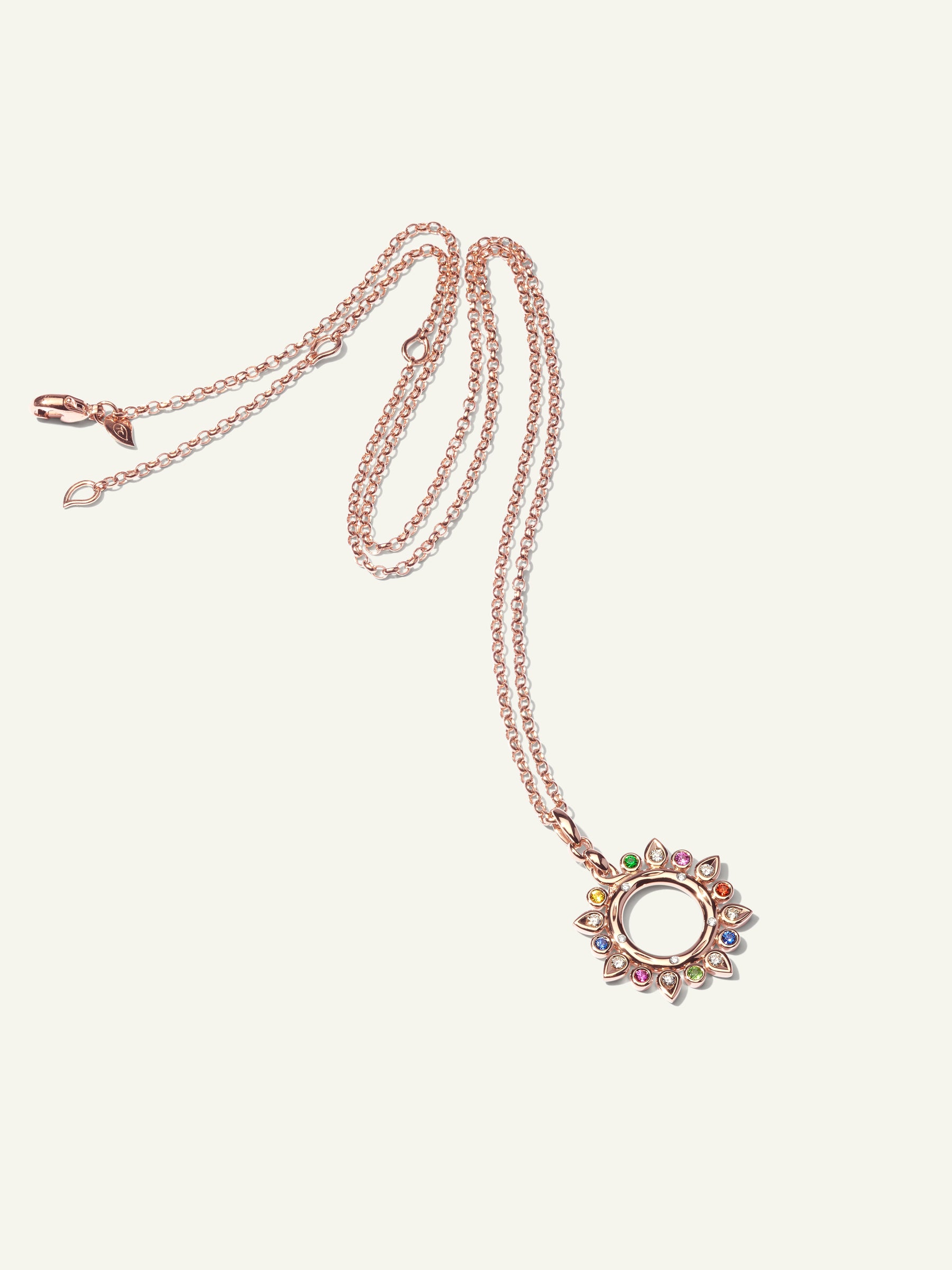 GYPSY Small Sun Pendant in 'Candy'
