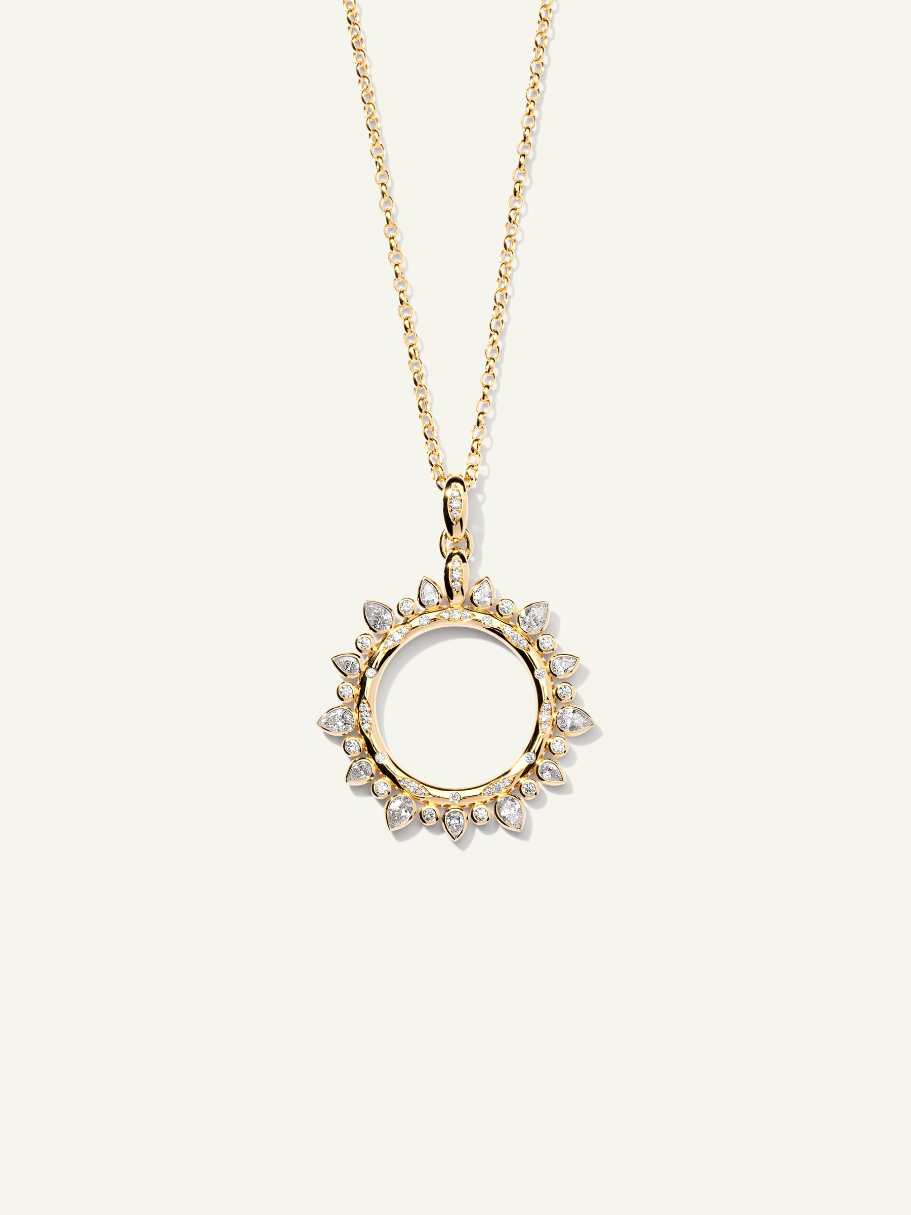 GYPSY Large Sun Pendant in 'Classic'