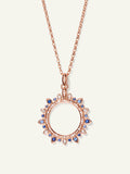 GYPSY Large Sun Pendant in 'Ocean'
