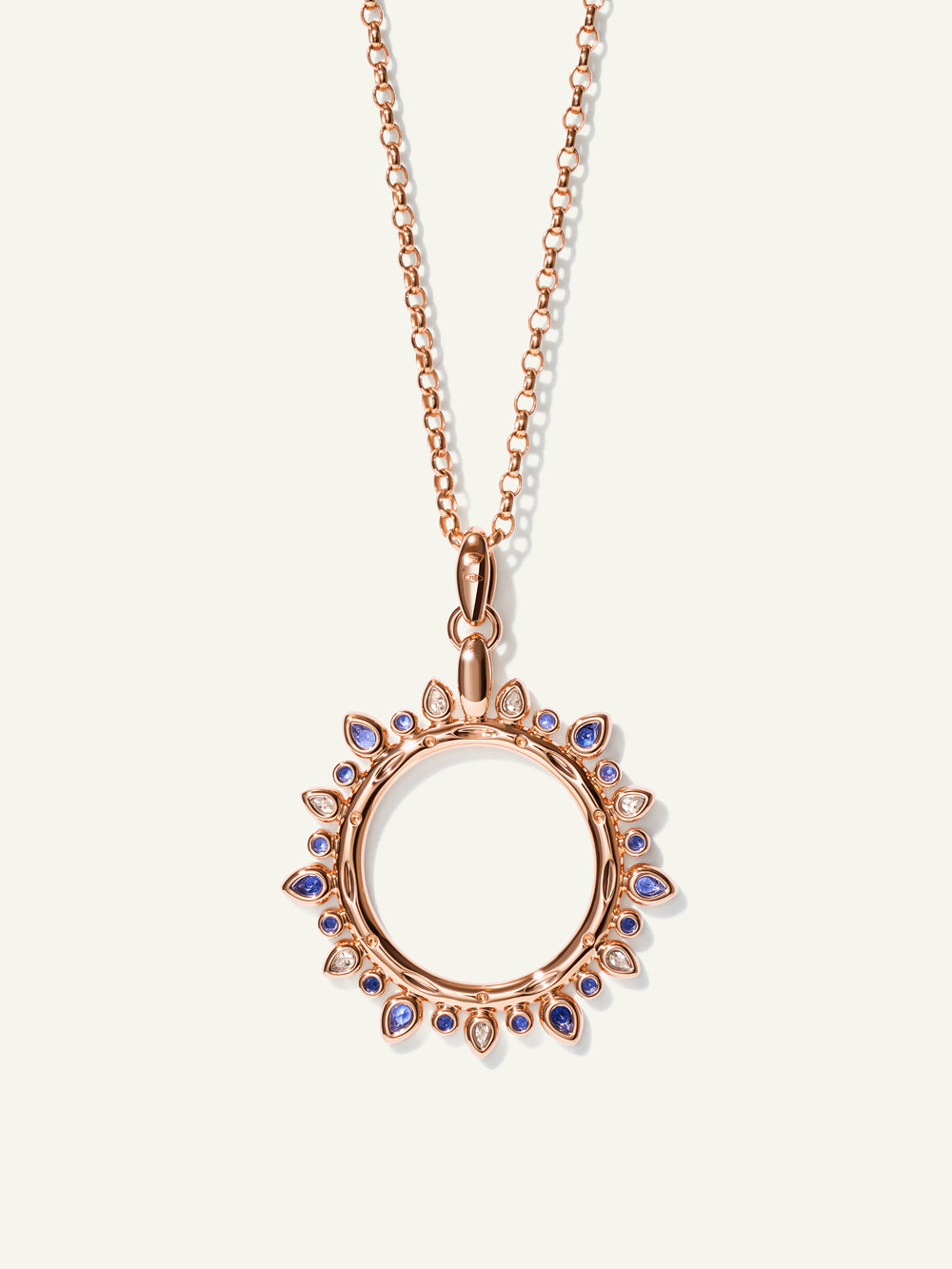 GYPSY Large Sun Pendant in 'Ocean'