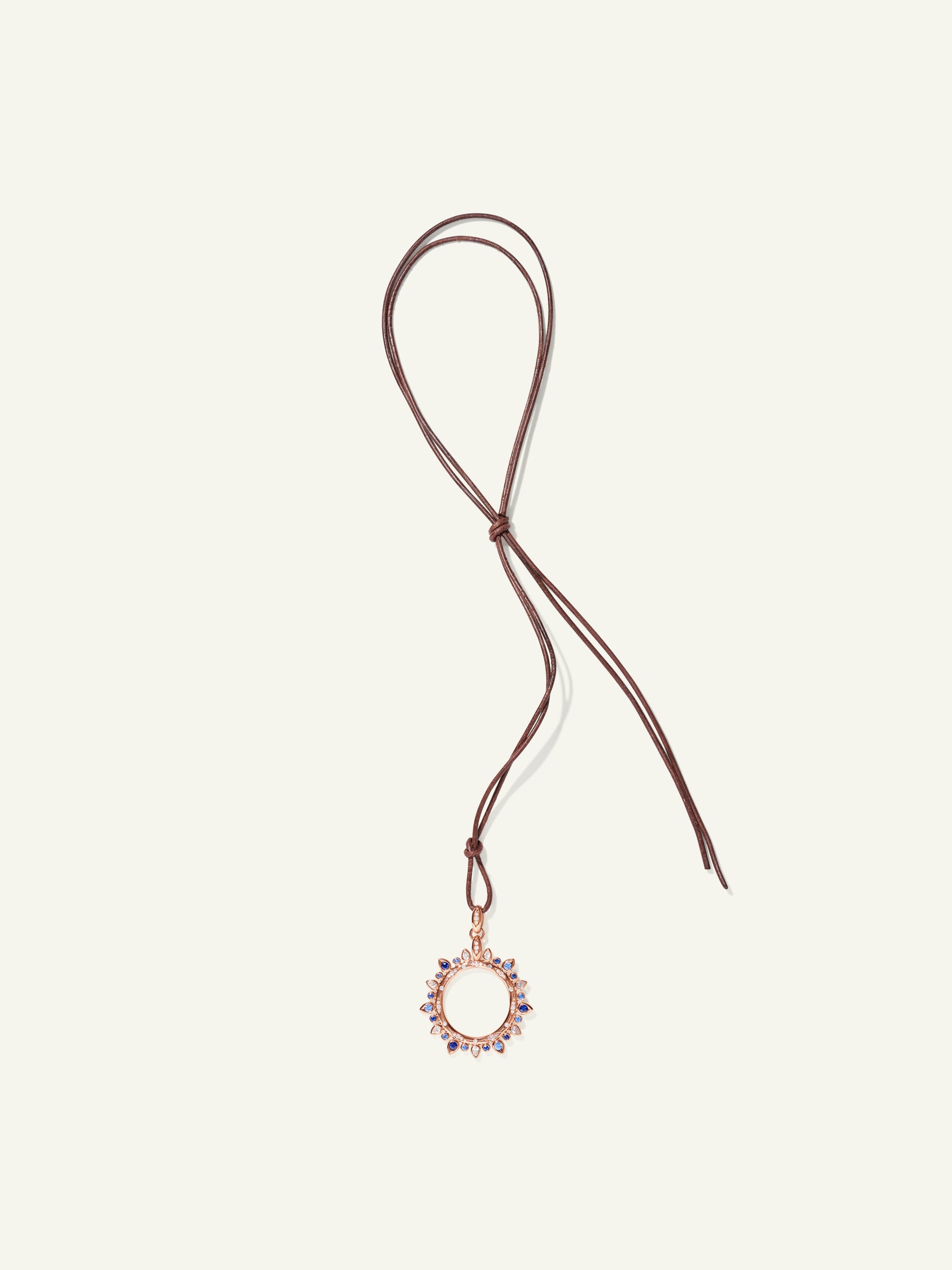 GYPSY Large Sun Pendant in 'Ocean'