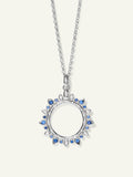 GYPSY Large Sun Pendant in 'Ocean'