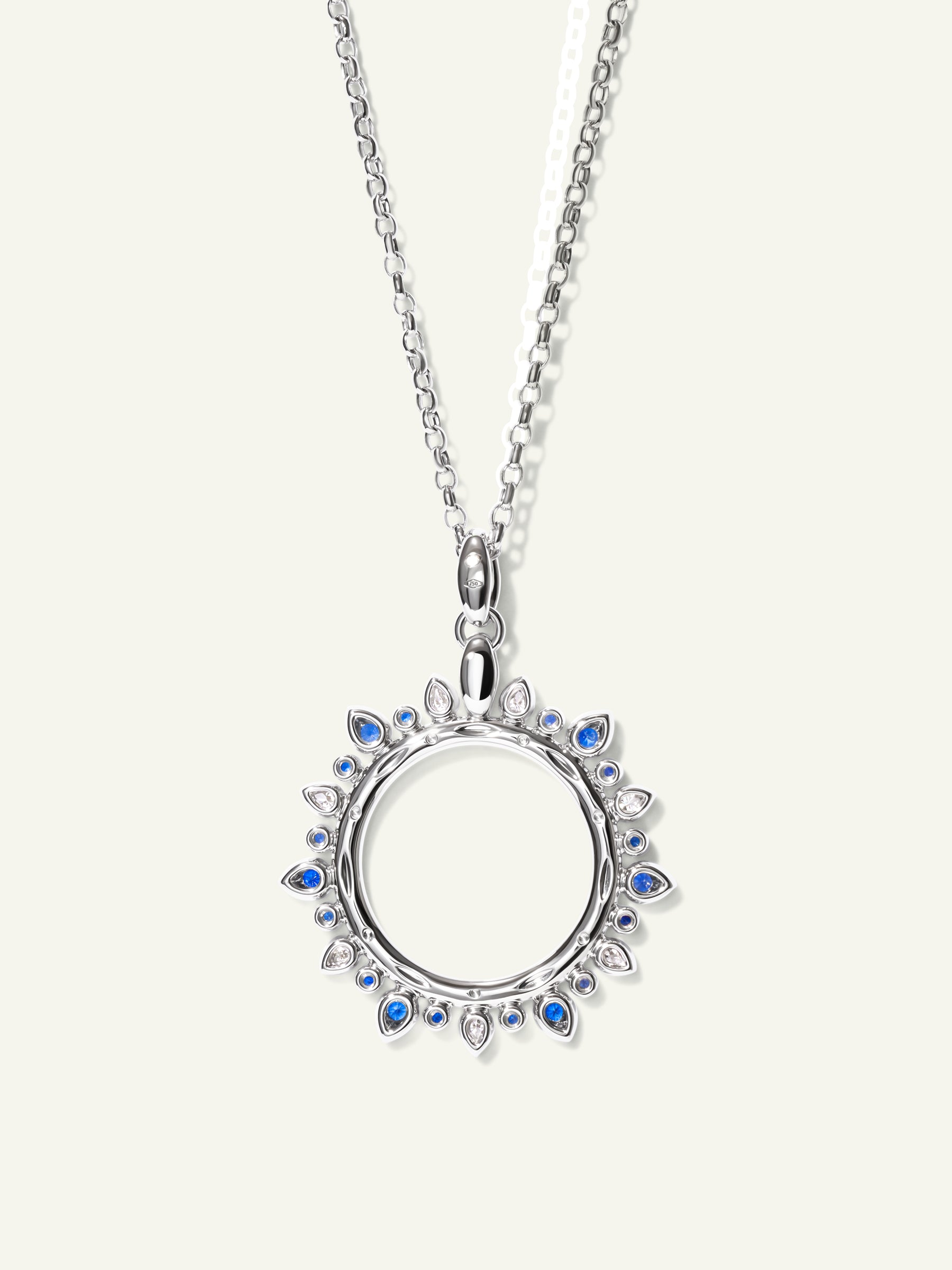GYPSY Large Sun Pendant in 'Ocean'