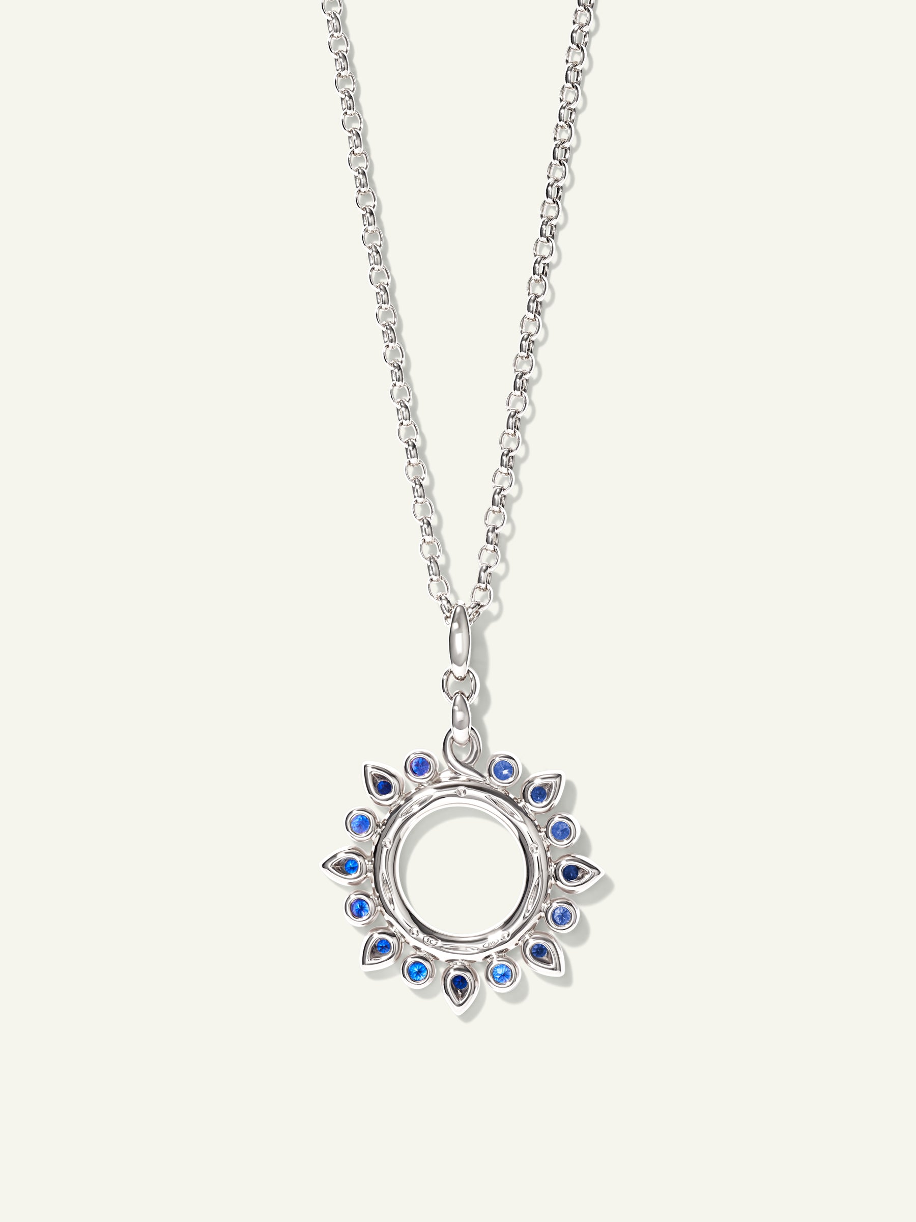 GYPSY Small Sun Pendant in 'Ocean'