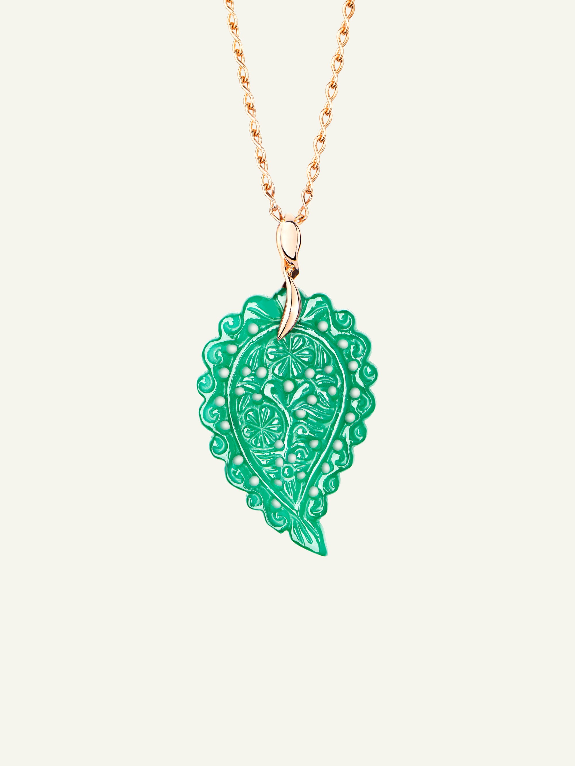 P-IND-m-Jad-rg | Pendant INDIA medium Green Onyx