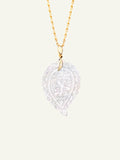 Pendant INDIA medium Mother of Pearl white