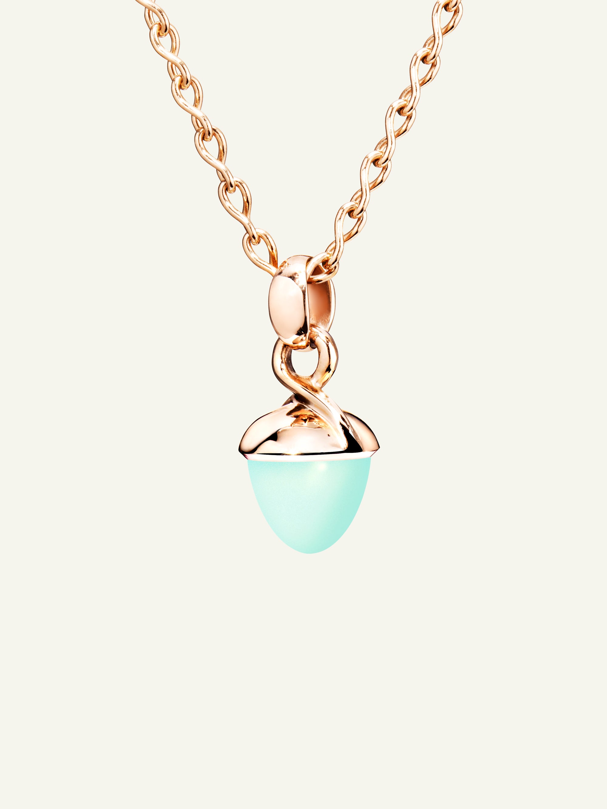 MIKADO Bouquet Pendant with Aqua Chalcedony