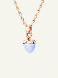 MIKADO Bouquet Pendant with Blue Chalcedony