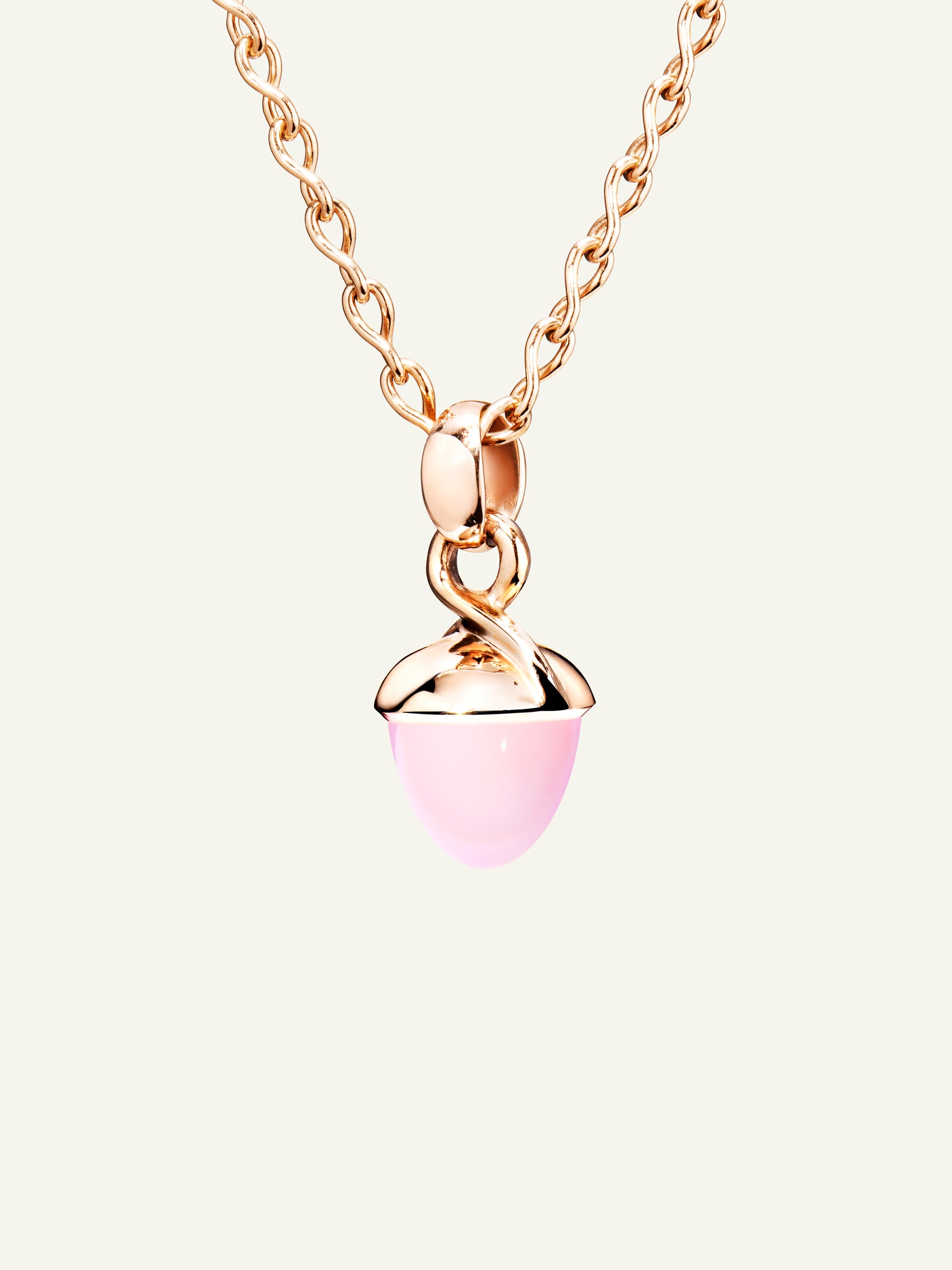MIKADO Bouquet Pendant with Pink Chalcedony