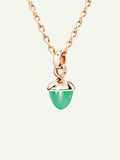 MIKADO Bouquet Pendant with Chrysoprase
