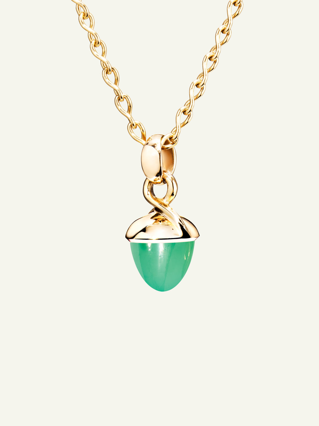 Pendant MIKADO Bouquet Chrysoprase