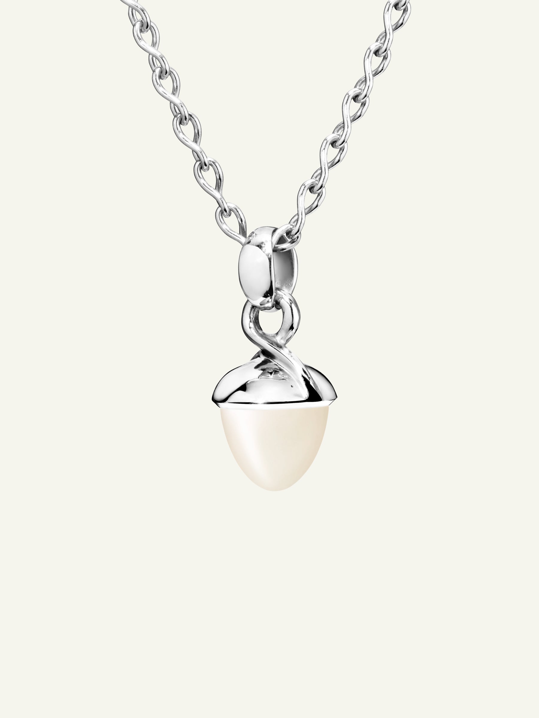 Pendant MIKADO Bouquet Moonstone sand/white