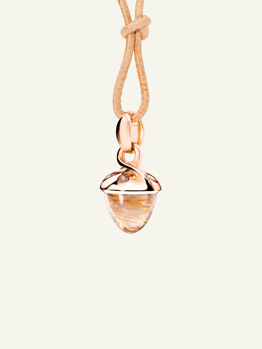 P-MB-f-RutQuR-rg | MIKADO Bouquet Fairy Pendant with Red Rutilated Quartz