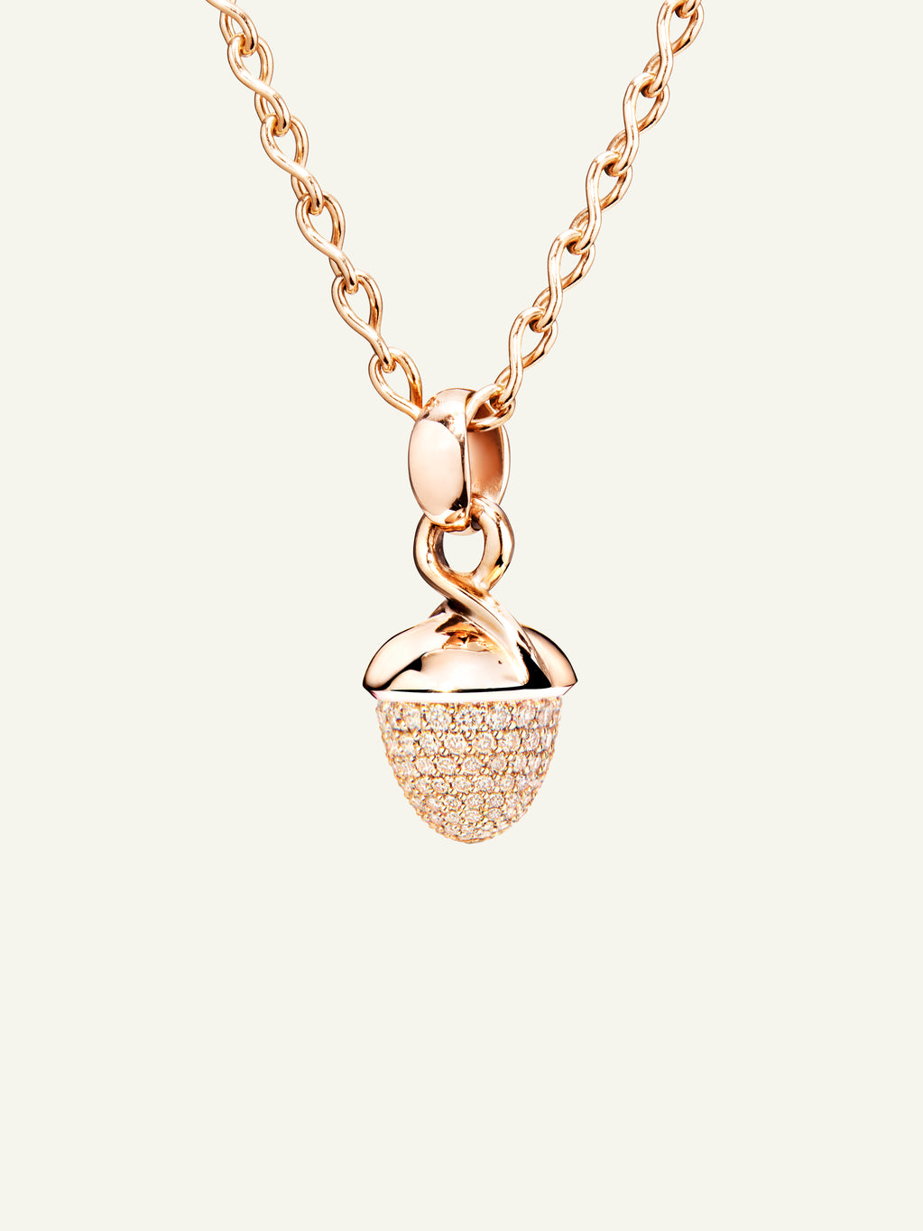 MIKADO Bouquet Pendant with Champagne Diamond Pavé