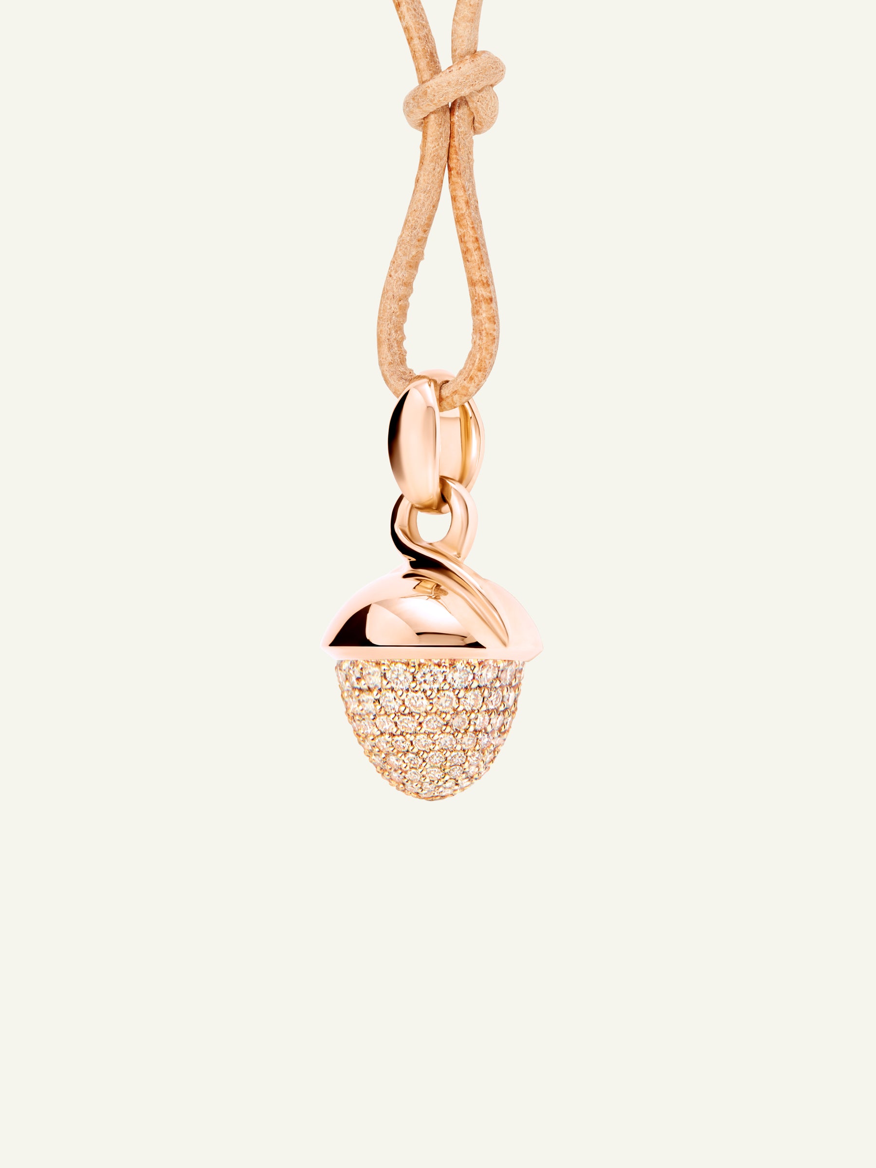 MIKADO Bouquet Pendant with Champagne Diamond Pavé