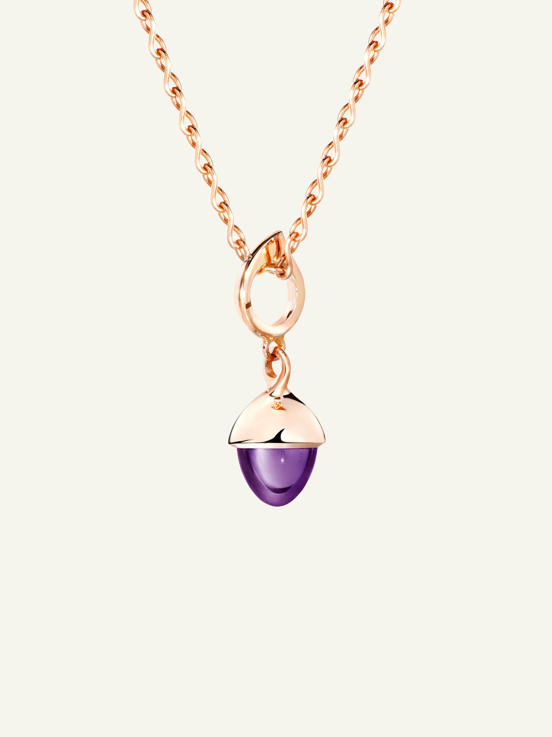 MIKADO Flamenco Pendant with Amethyst