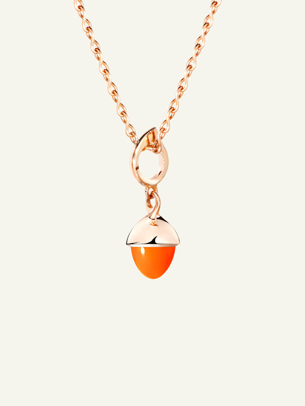 MIKADO Flamenco Pendant with Carnelian