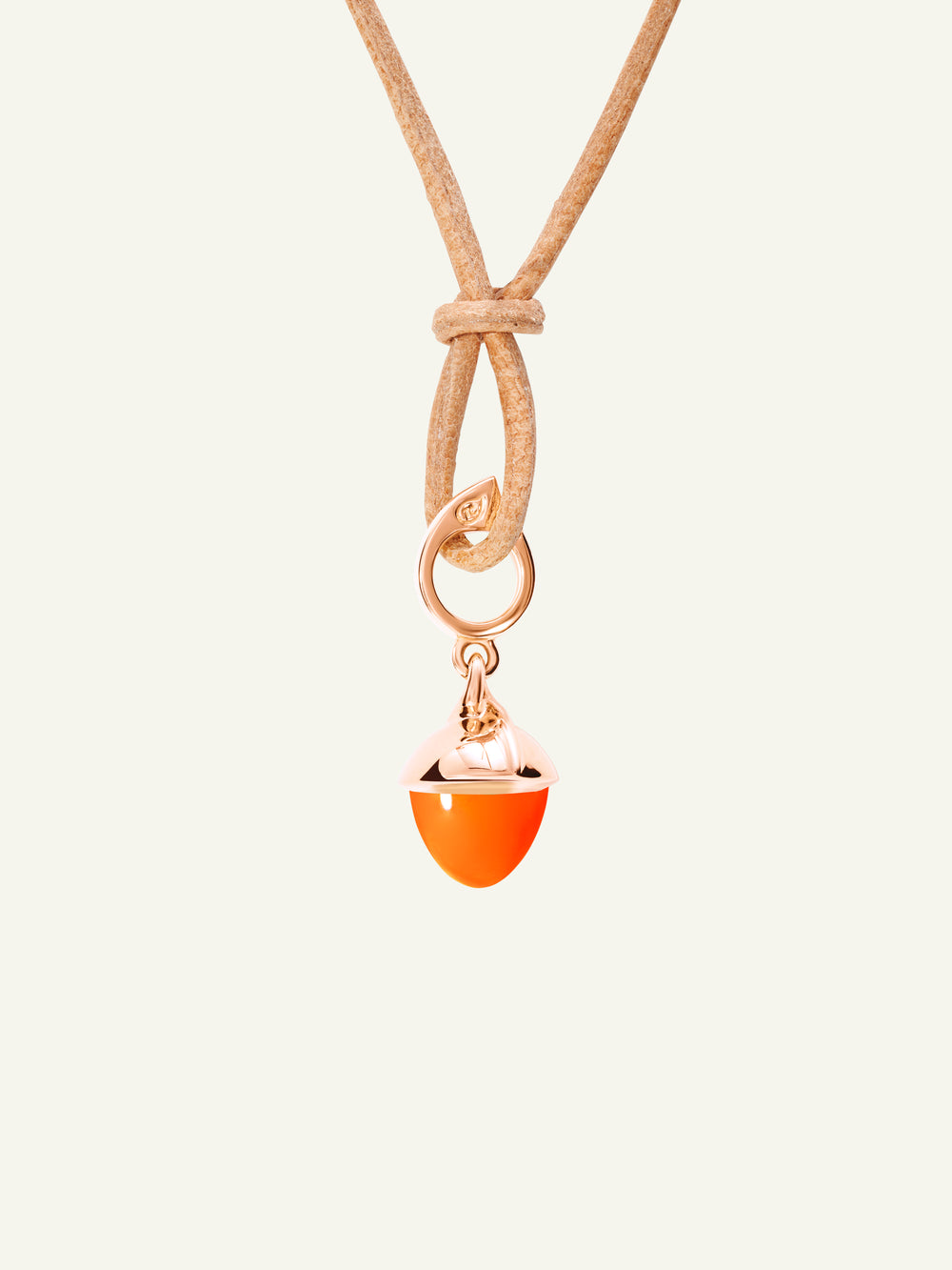 MIKADO Flamenco Pendant with Carnelian