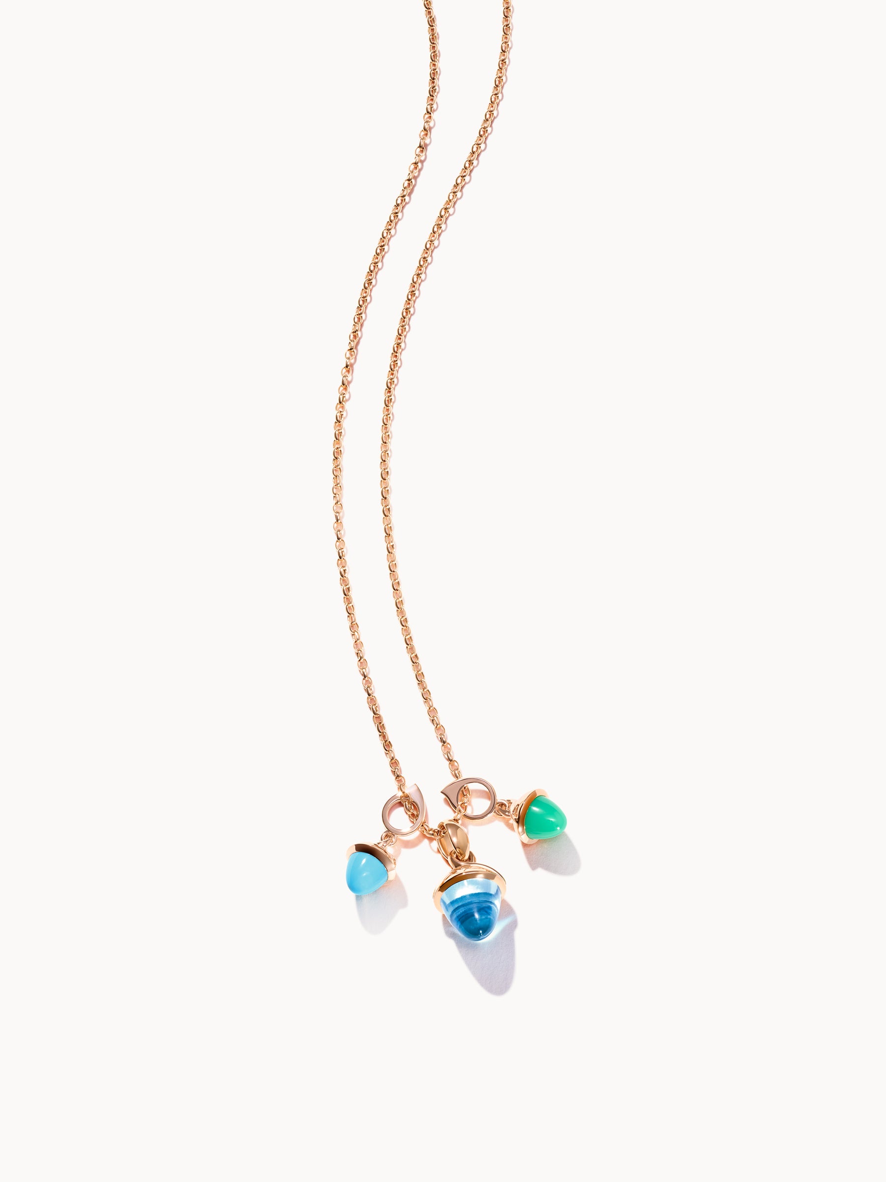 MIKADO Flamenco Pendant with Chrysoprase