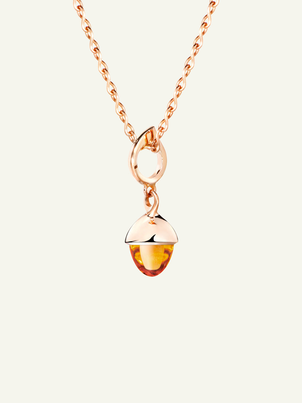 MIKADO Flamenco Pendant with Citrine