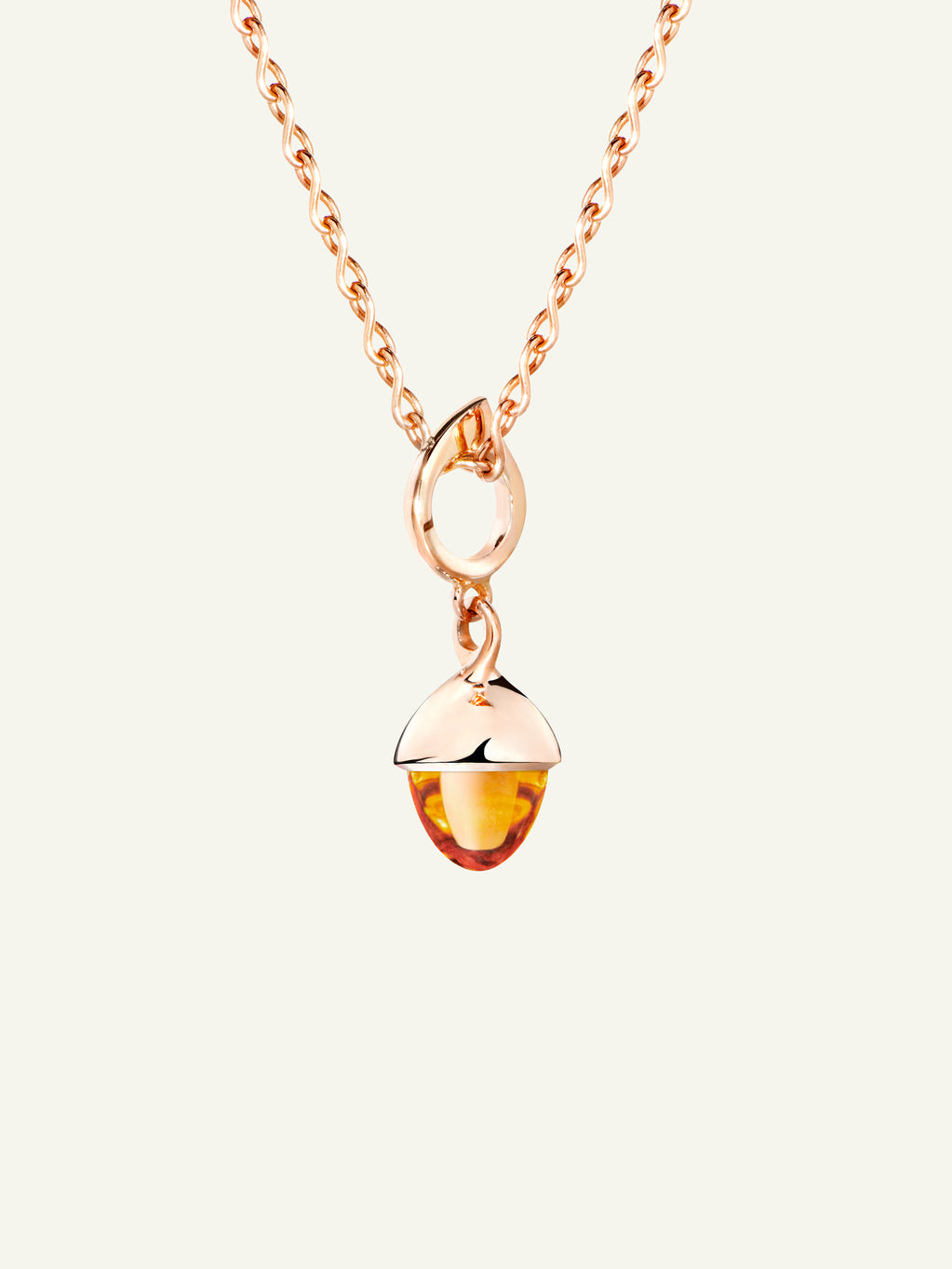 MIKADO Flamenco Pendant with Citrine