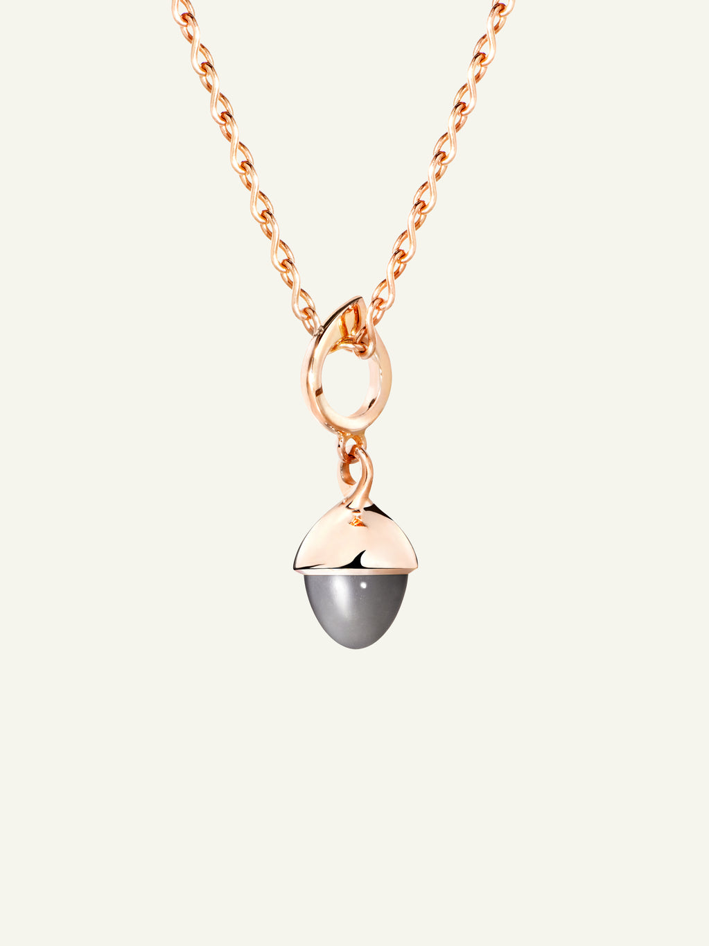 MIKADO Flamenco Anhänger mit Grauem Mondstein