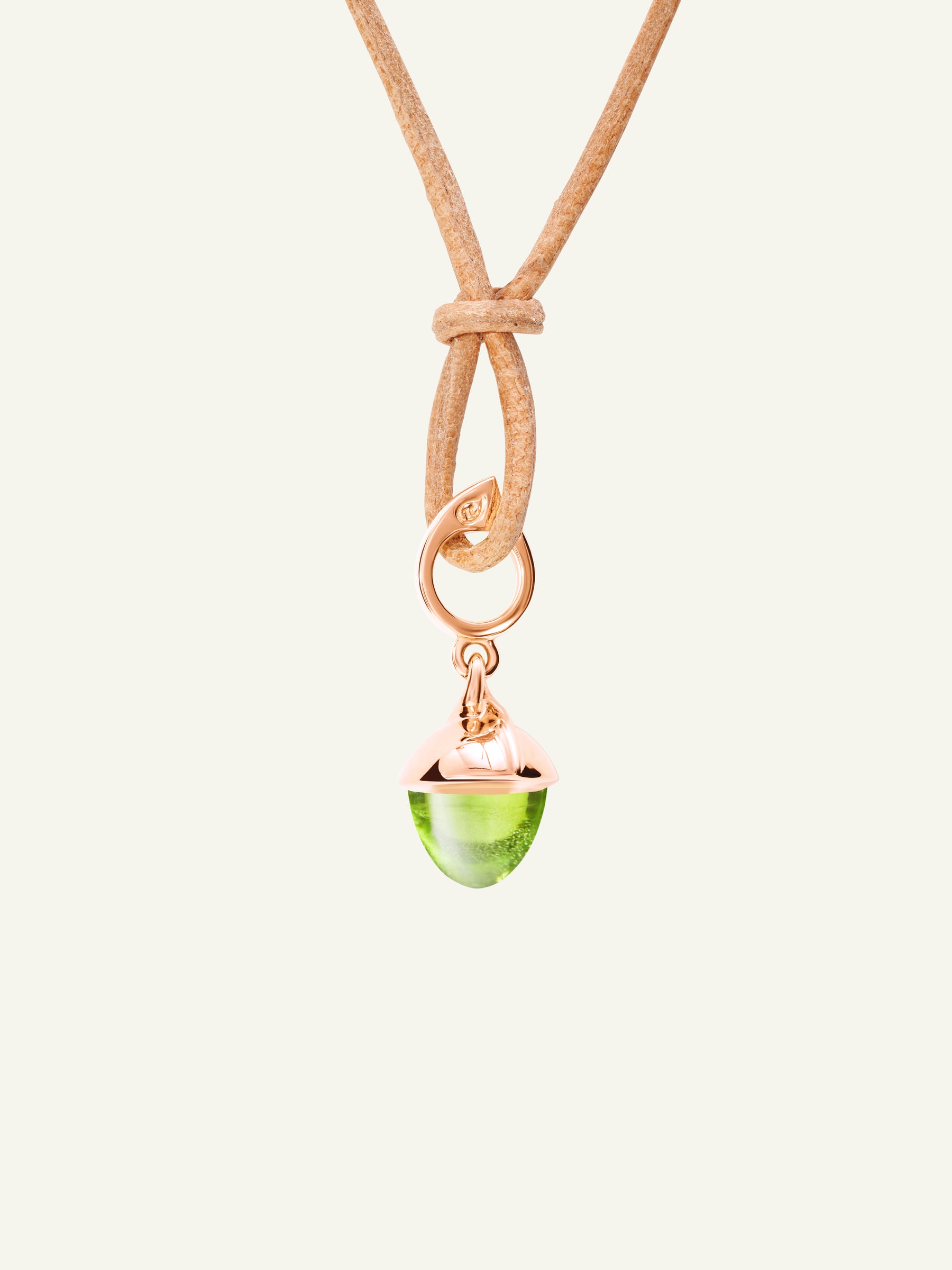P-MFL-Per-rg | MIKADO Flamenco Pendant with Peridot
