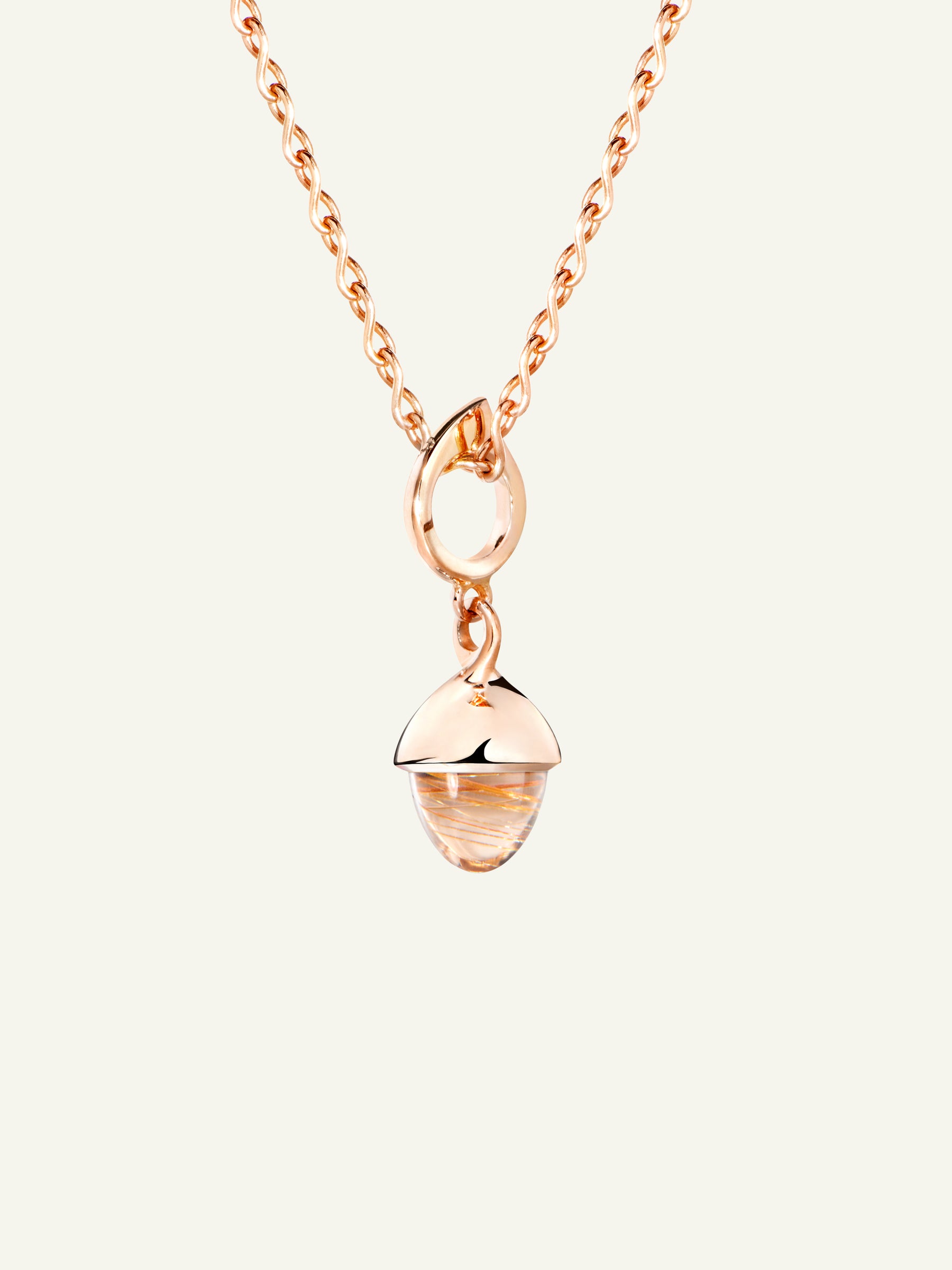 P-MFL-RutQuR-rg | MIKADO Flamenco Pendant with Red Rutilated Quartz
