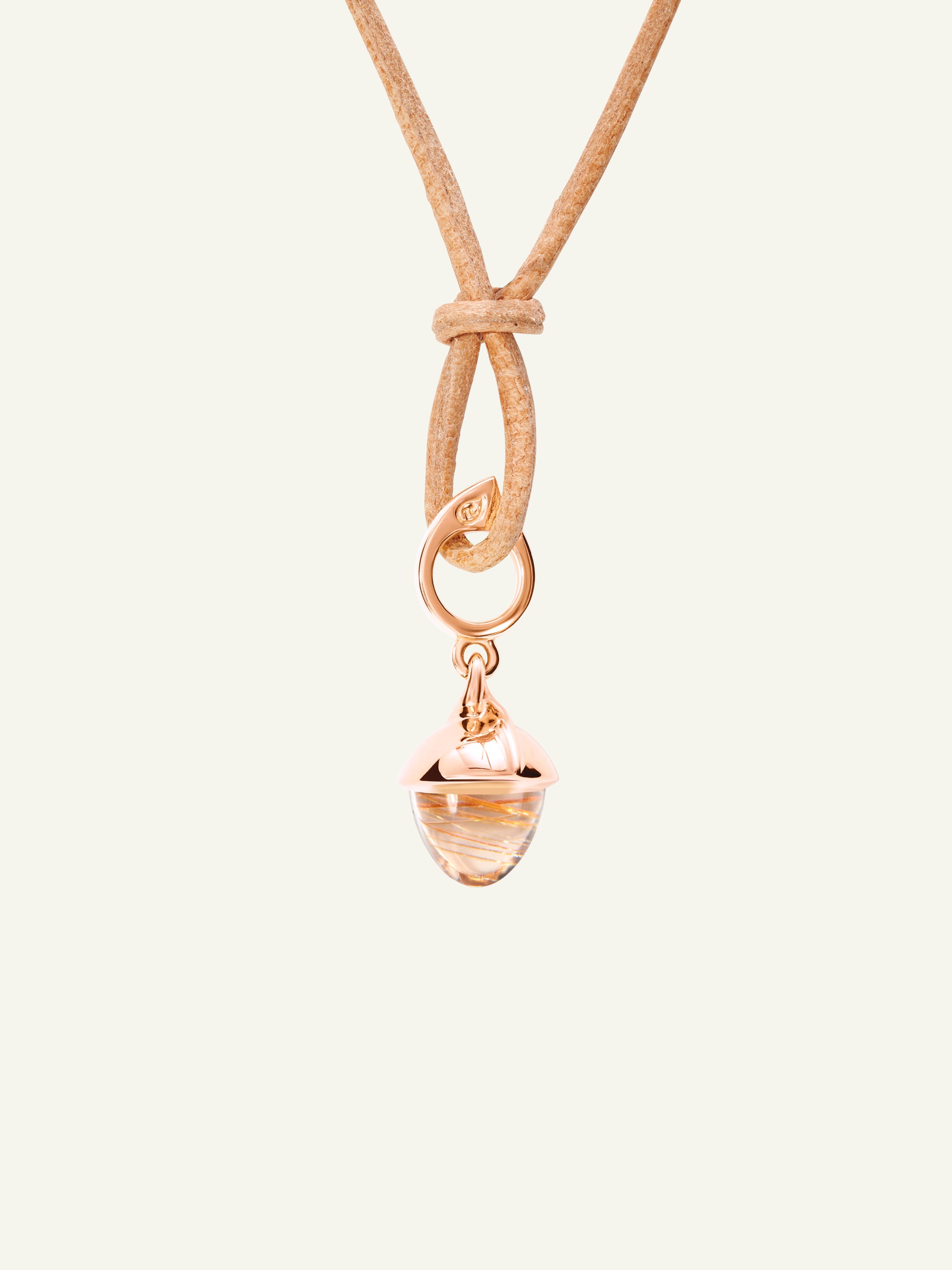 P-MFL-RutQuR-rg | MIKADO Flamenco Pendant with Red Rutilated Quartz