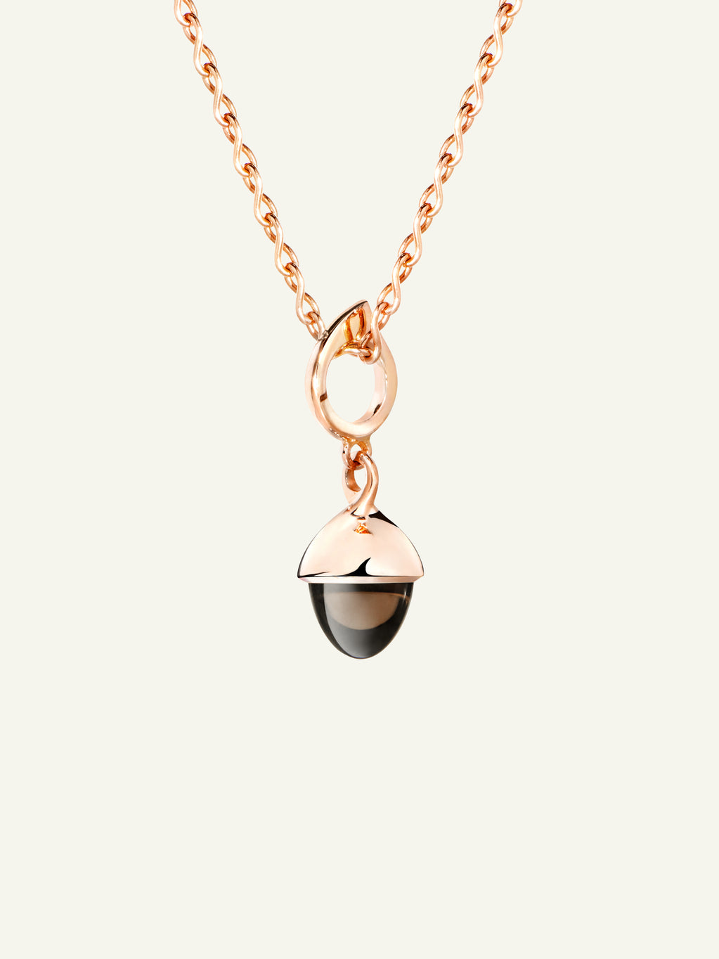 MIKADO Flamenco Pendant with Smoky Quartz