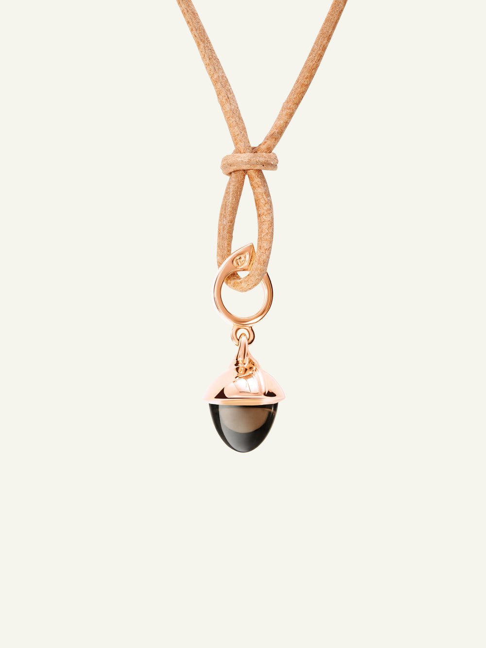 P-MFL-SmQu-rg | MIKADO Flamenco Pendant with Smoky Quartz