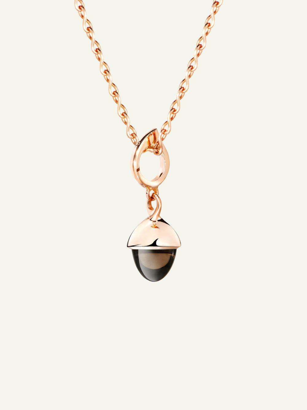 P-MFL-SmQu-rg | MIKADO Flamenco Pendant with Smoky Quartz
