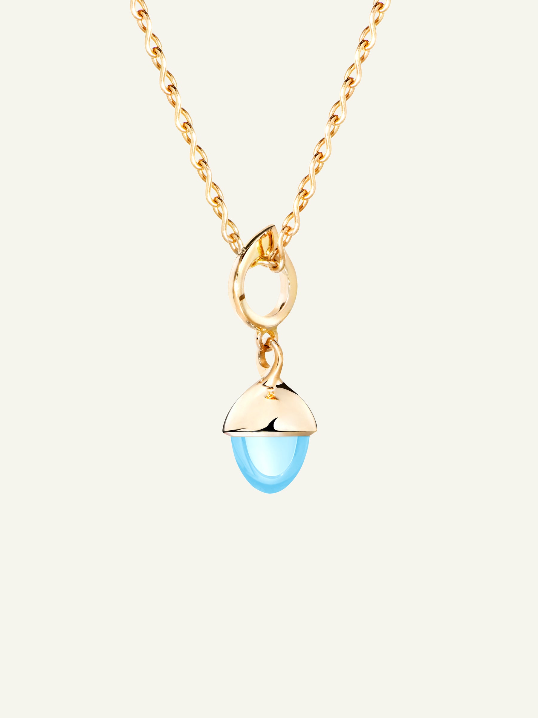 MIKADO Flamenco Pendant with Sky Topaz