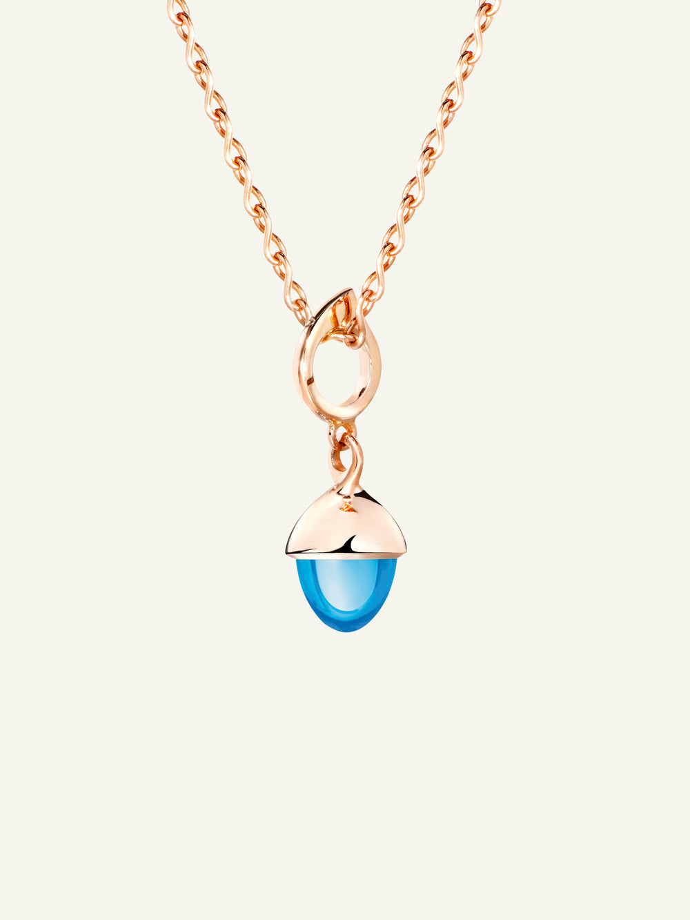 MIKADO Flamenco Pendant with Swiss Topaz