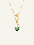 MIKADO Flamenco Pendant with Green Tourmaline