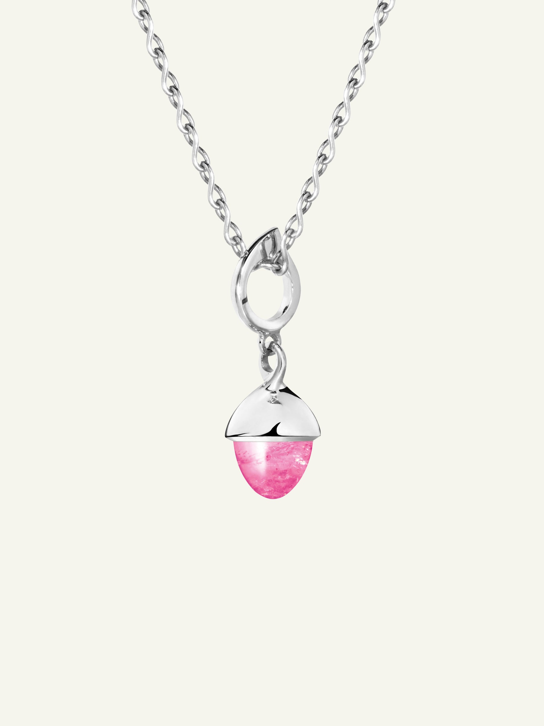 MIKADO Flamenco Pendant with Rose Tourmaline