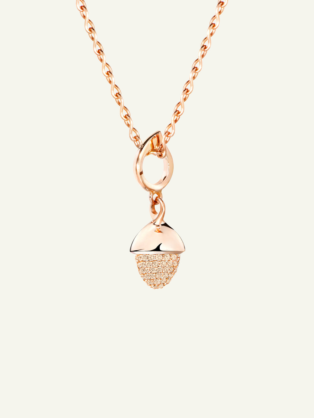 MIKADO Flamenco Pendant with Champagne Diamond PavŽ