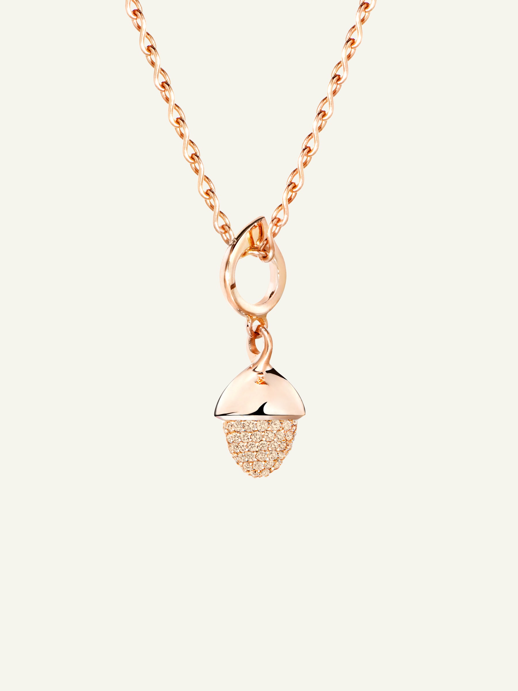 MIKADO Flamenco Pendant with Champagne Diamond PavŽ